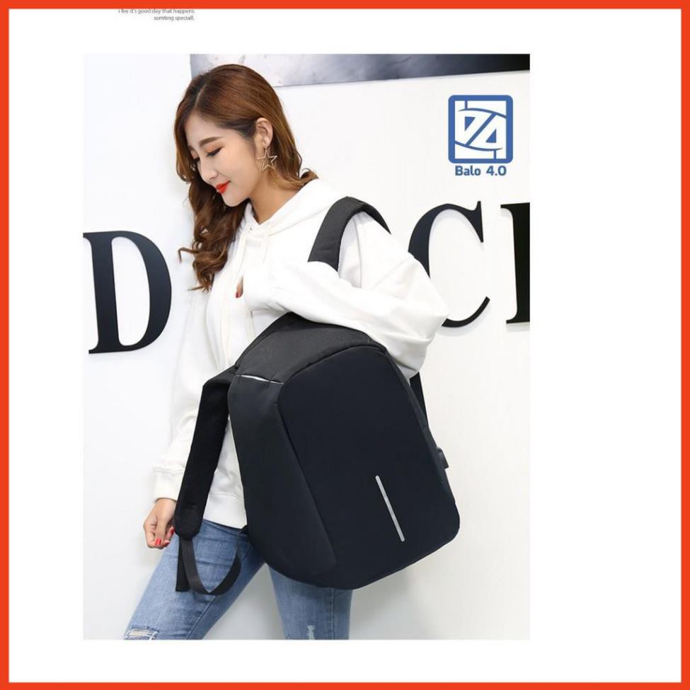 🎒  Balo nam nữ chống trộm có cổng sạc Điện Thoại, chống nước, siêu Nhẹ 208200 [SKM]