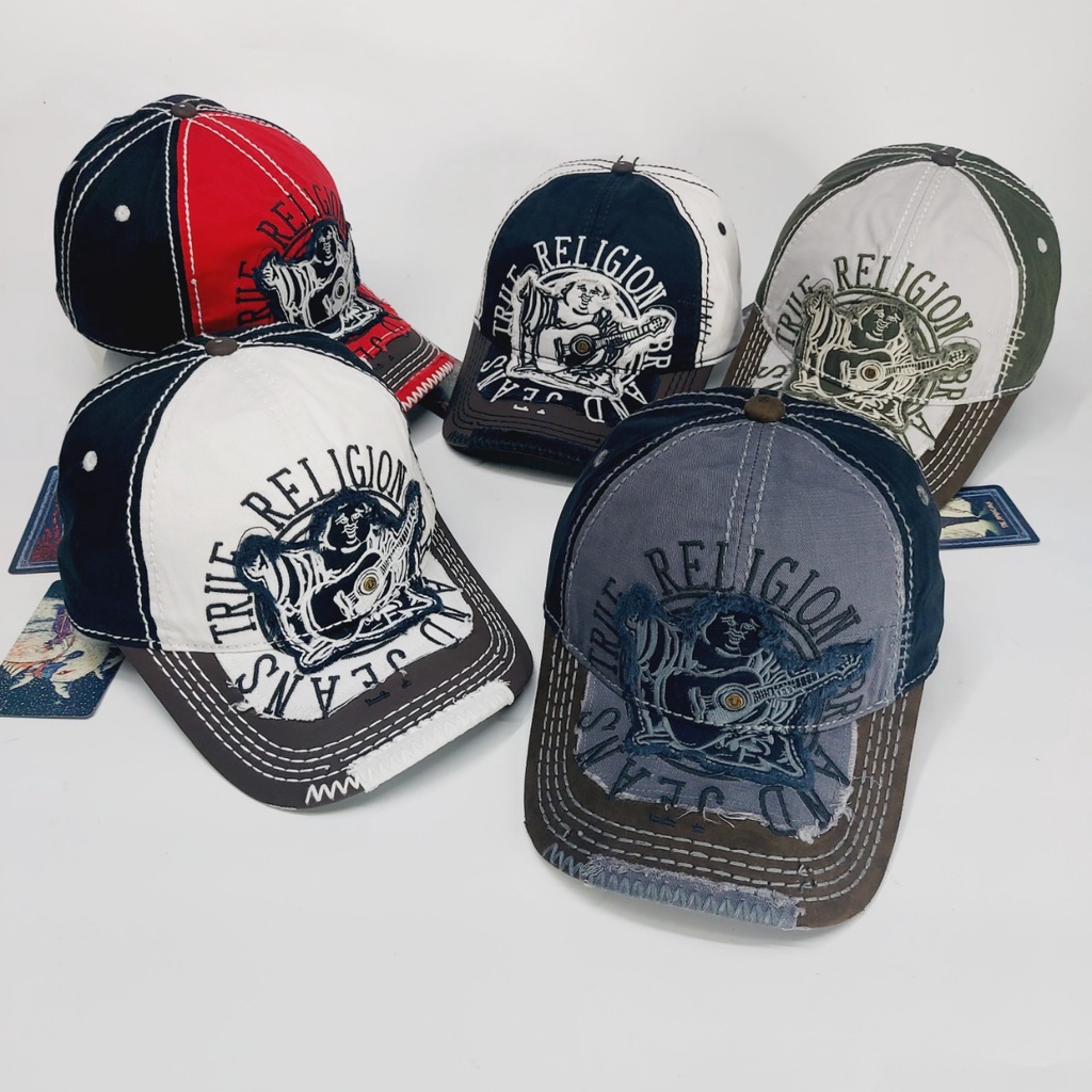 Mũ ông địa , Nón true địa đàng da lộn thêu full phối màu cực đẹp