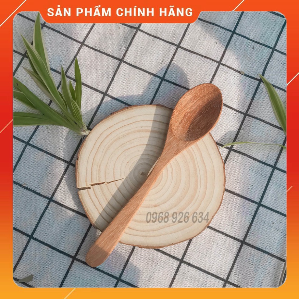 Xẻng gỗ FREESHIP Thìa cà phê, thìa súp, muỗng, xẻng bằng gỗ phong cách vintage, đa dạng phong cách