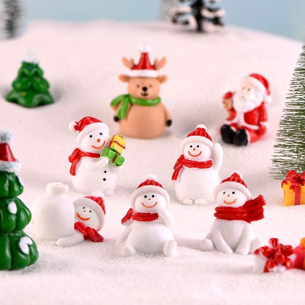 Mô hình santa claus/người tuyết mini dùng cho trang trí cây thông Noel