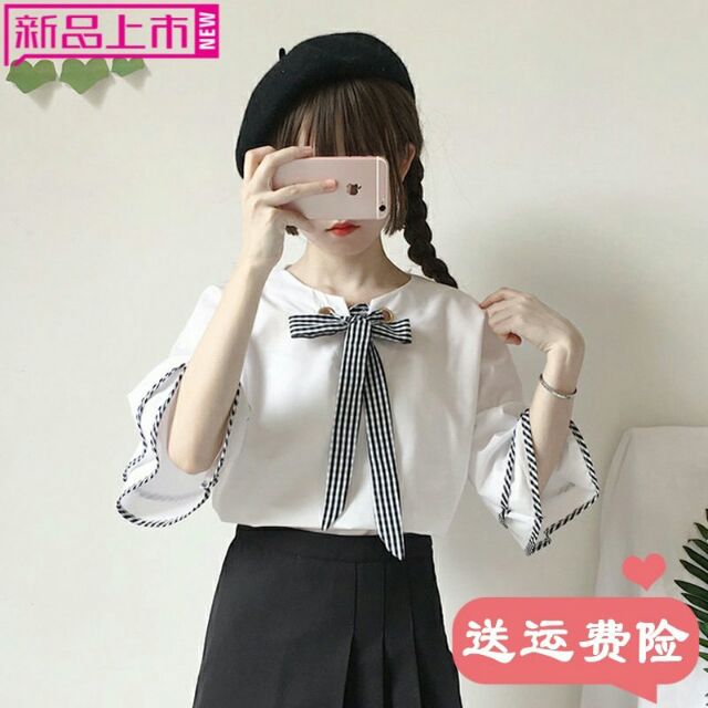 Áo kiểu tay loe [ kèm ảnh thật trải sàn ]