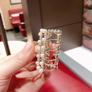 Sét 3 kẹp tóc đính đá phong cách Hàn Quốc