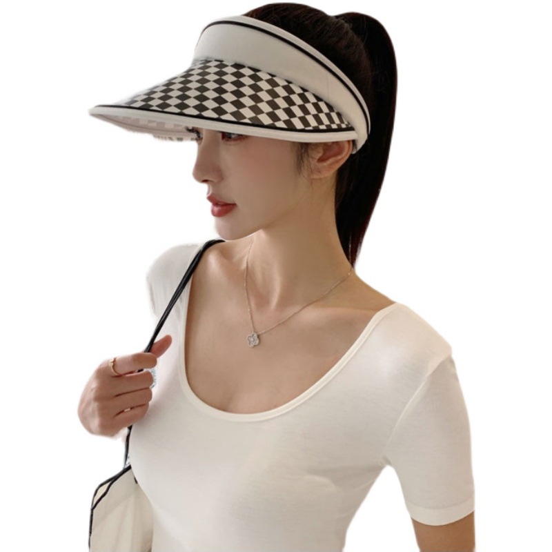 Nón Lưỡi Trai Nửa Đầu Chống Tia Cực Tím Phong Cách Paris Mới