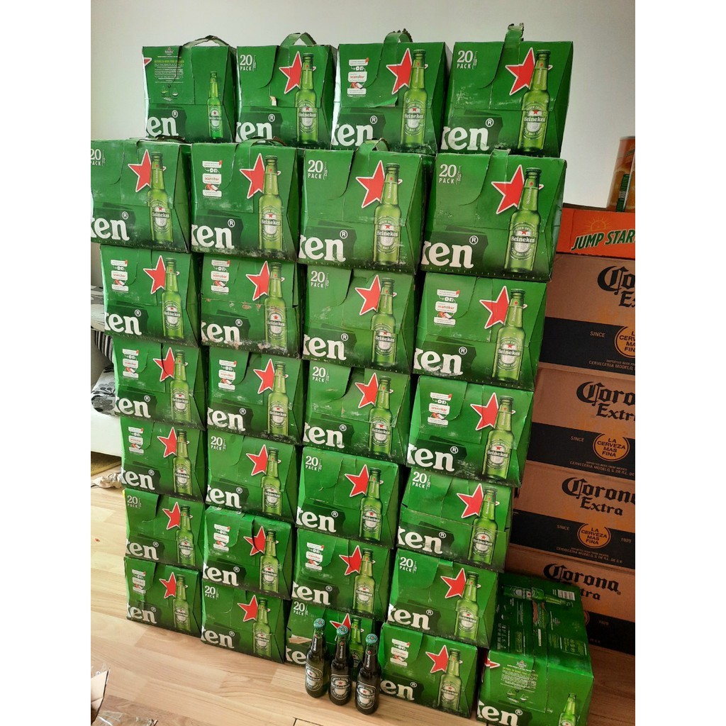 (Lốc 6 chai) Bia Heineken Pháp chai 250ml