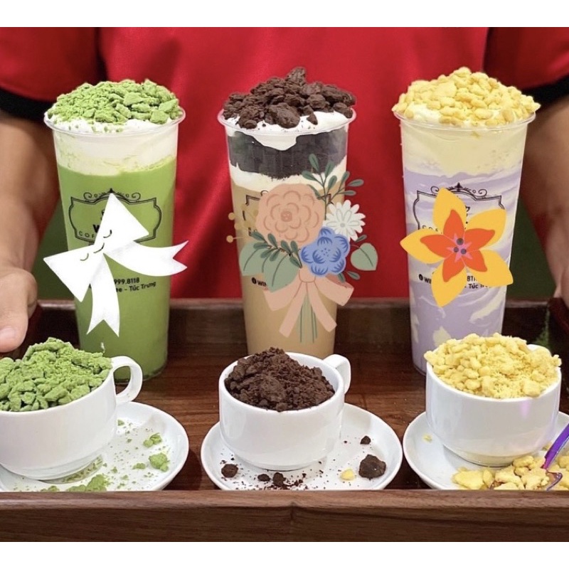 Vụn bánh Oreo các vị (Socola, Matcha, Trứng muối, Dâu, Chuối)