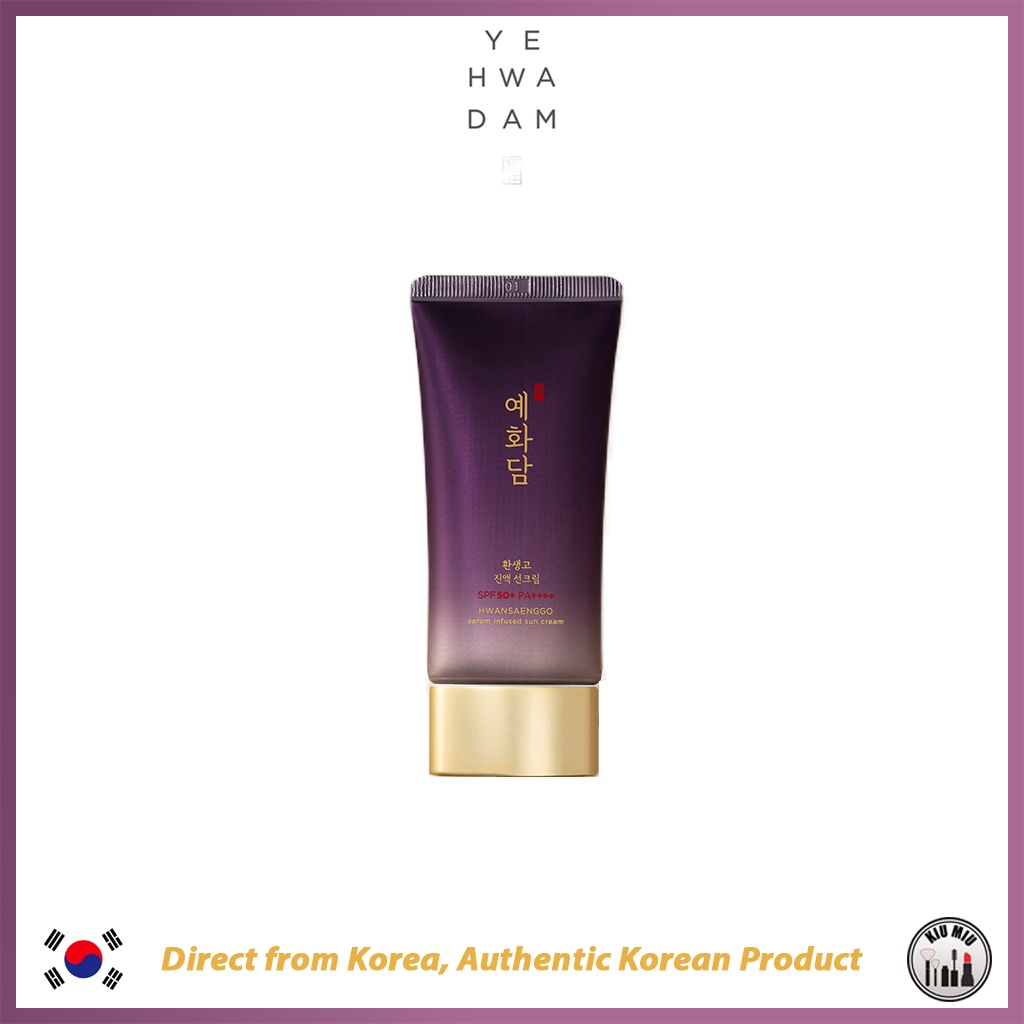 YEHWADAM Hwansaenggo Serum Infused Sun Cream SPF50+ PA++++ 50ml *ORIGINAL KOREA*