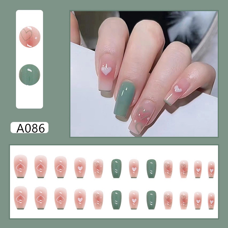 Bộ 24 móng tay giả, nail mẫu A