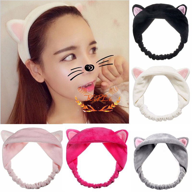 Băng đô, Cài tóc giúp tóc gọn gàng khi rửa mặt, tẩy trang, trang điểm