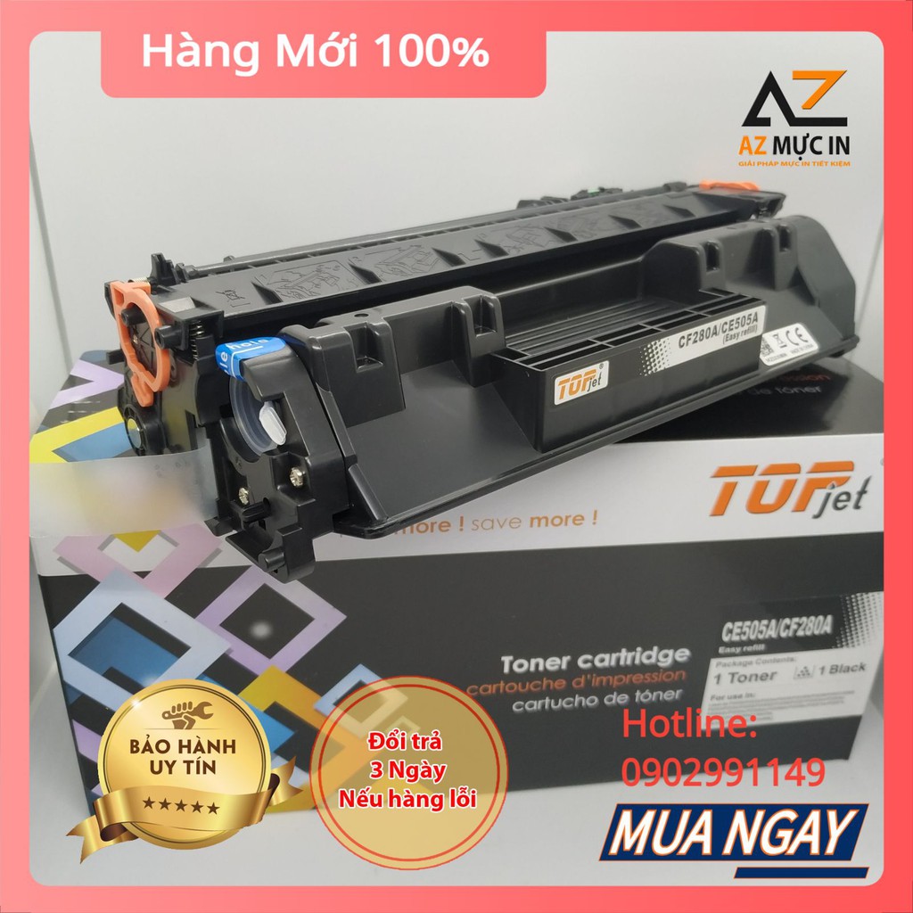 [CÓ LỖ ĐỔ MỰC] Hộp Mực máy in Hp P2035, P2055, M401D, Canon 251DW, 252DW | Hộp Mực 05A /80A /319 in 2000 trang