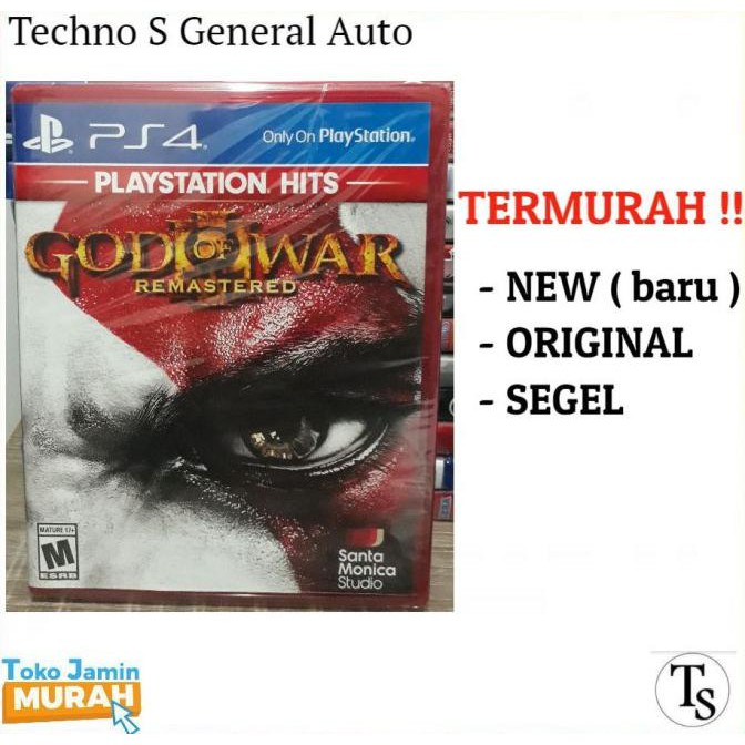 Máy Chơi Game Ps4 God Of War 3 Remastered - Ps 4 Gow 3