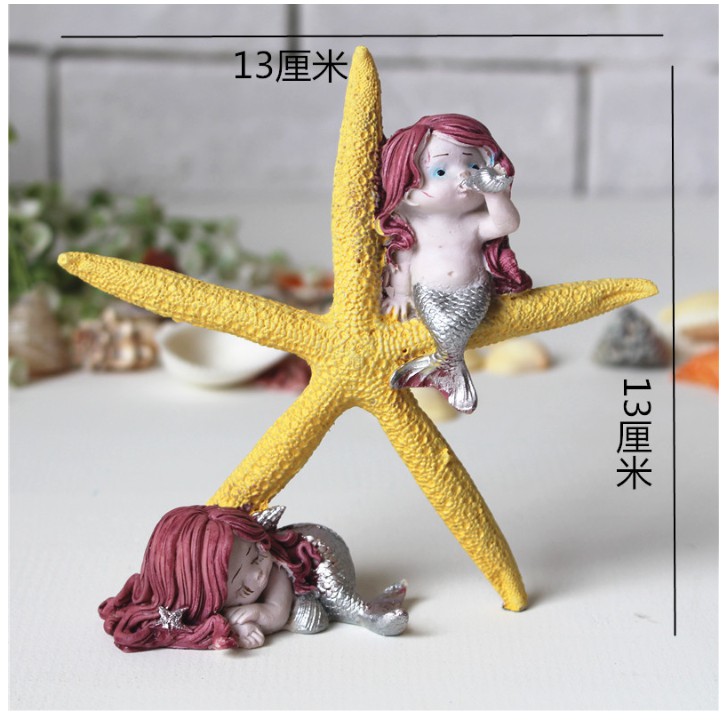 Phụ kiện trang trí để bàn sao biển tiên cá