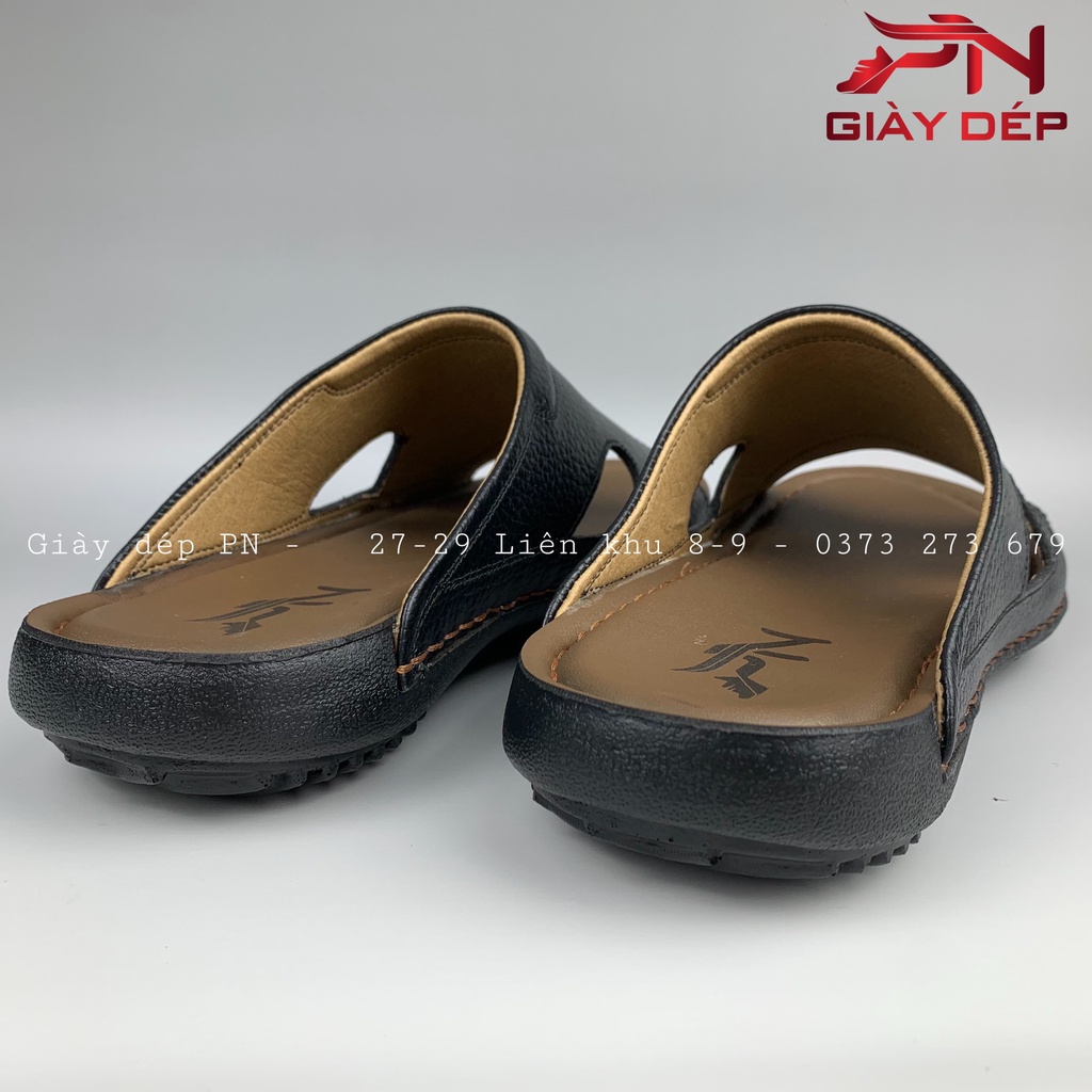 Dép sapo nam da bò cao cấp PN-25