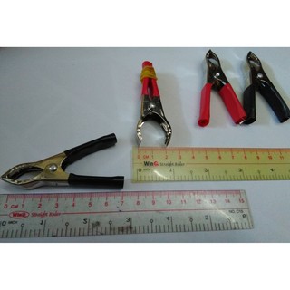 Đầu kẹp acquy, kẹp cá sấu kẹp bình ắc quy 7cm (1 cặp)