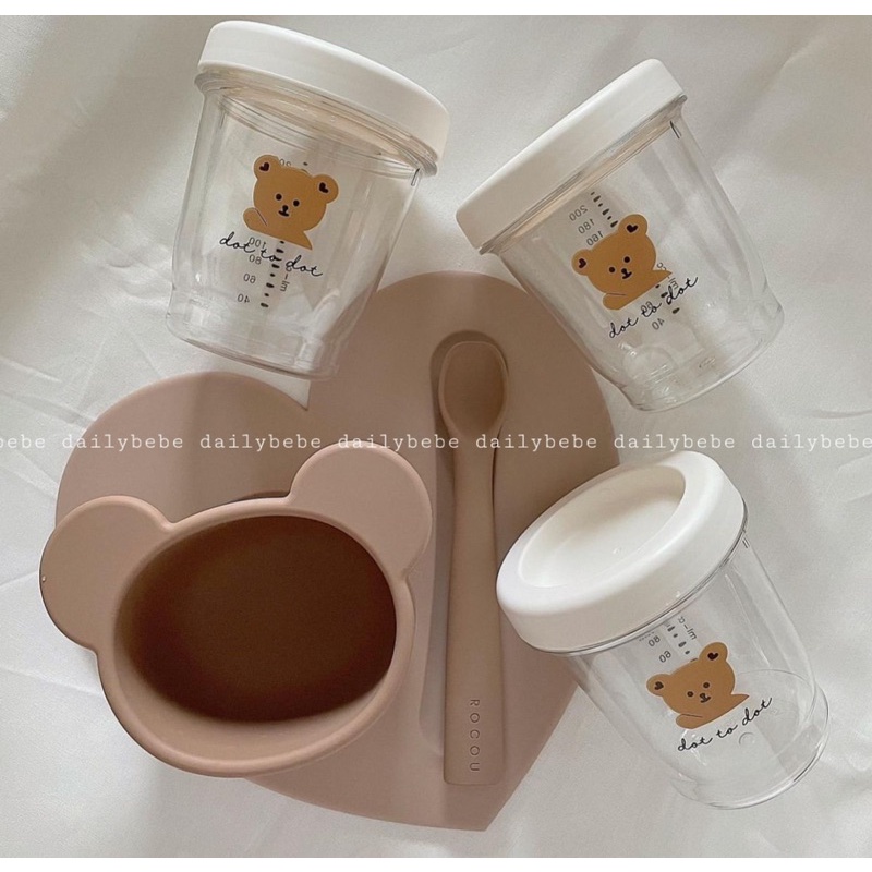 SET 3 hũ trữ DOTTODOT x TGM made in korea.