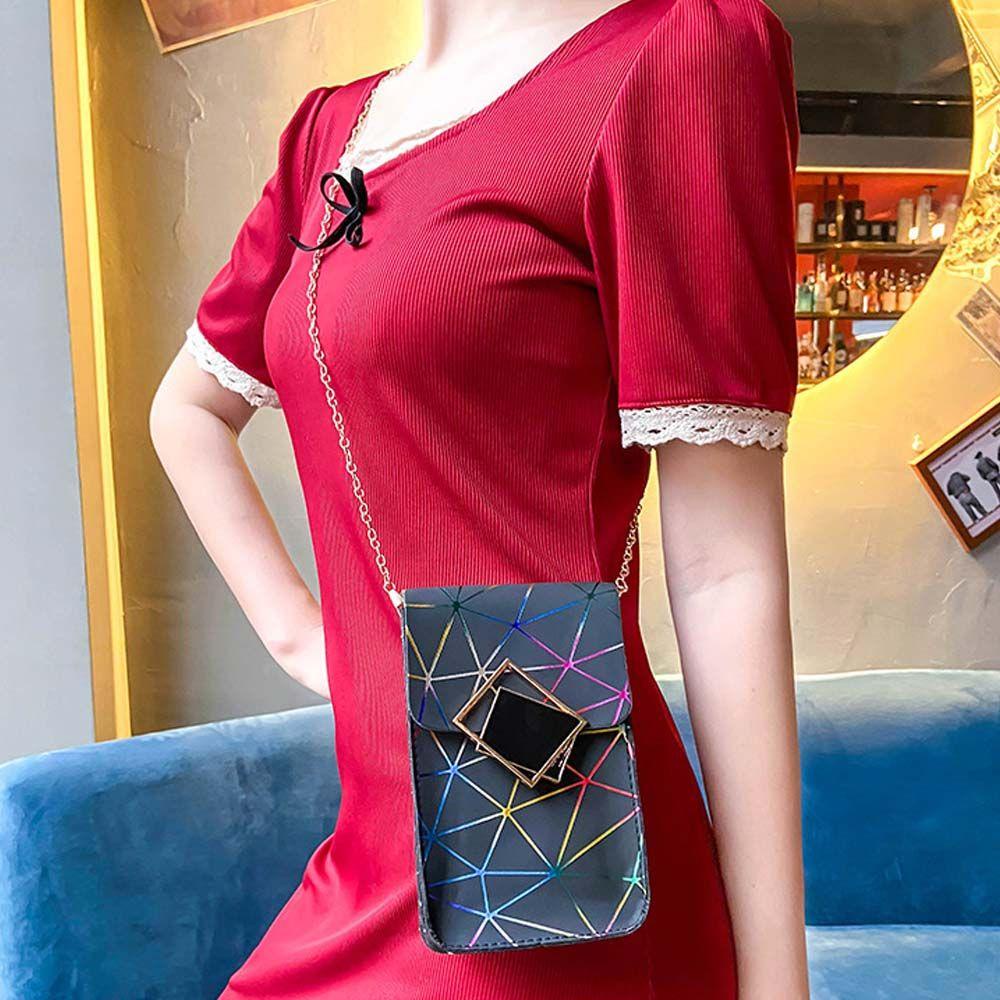 Túi Đeo Chéo Mini Đựng Điện Thoại Họa Tiết Lấp Lánh