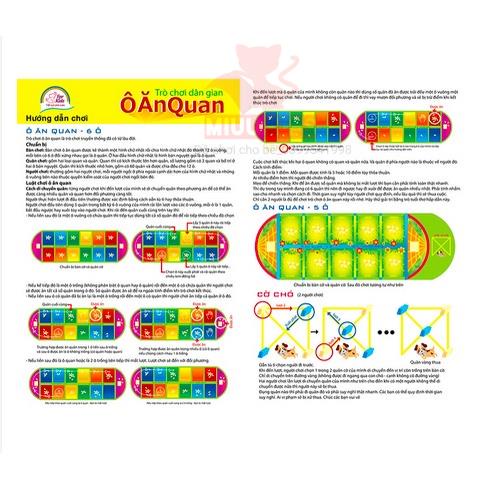 Bộ Đồ Chơi Dân Gian  Ô Ăn Quan 2in1 Hàng Việt Nam