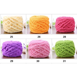 Len Cuộn Bông Xù Size 4mm - 50gram/cuộn