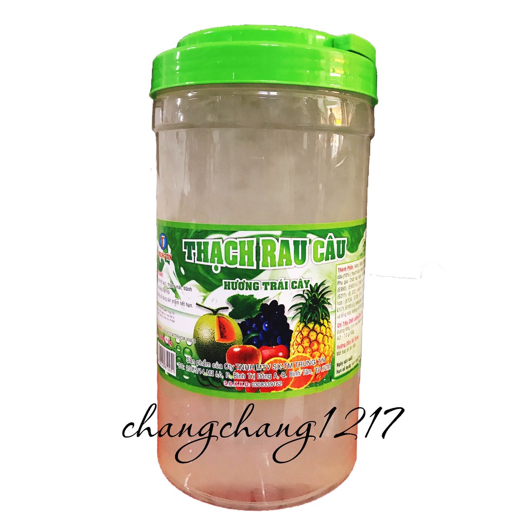 [Mã 156FMCGSALE hoàn 8% đơn 500K] Thạch Dừa Rau Câu Bi Vải Trung Tín Hủ 2kg5