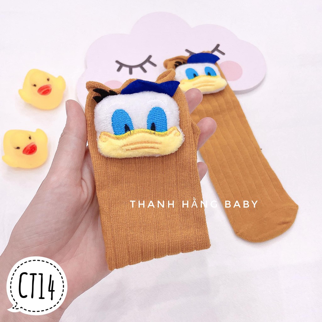 Tất cao cổ cho bé 3D hình thú siêu cưng Thanh hằng baby 0 - 2 tuổi