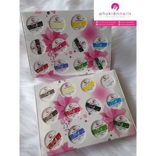 Sét Gel Vẽ Nổi Fengshangmei - Vẽ Móng Tay Nghệ Thuật (set 12 màu)