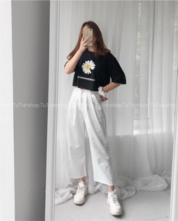 ÁO CROPTOP HOA CÚC