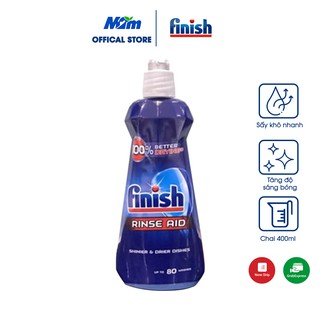 Nước làm bóng Finish cho máy rửa bát 400ml