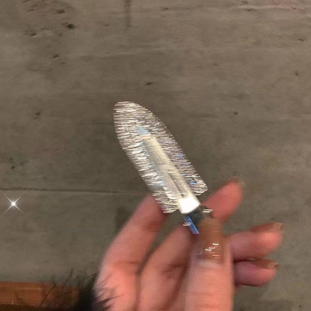 1 Kẹp Tóc Mỏ Vịt Đính Đá Lấp Lánh Thời Trang Cho Nữ