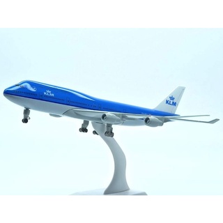 MÔ HÌNH MÁY BAY KIM LOẠI( KLM) 20CM