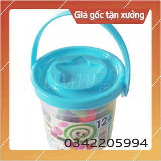 Siêu sale đất nặn xô 12 màu đất nặn cho bé đất nặn an toàn cho trẻ