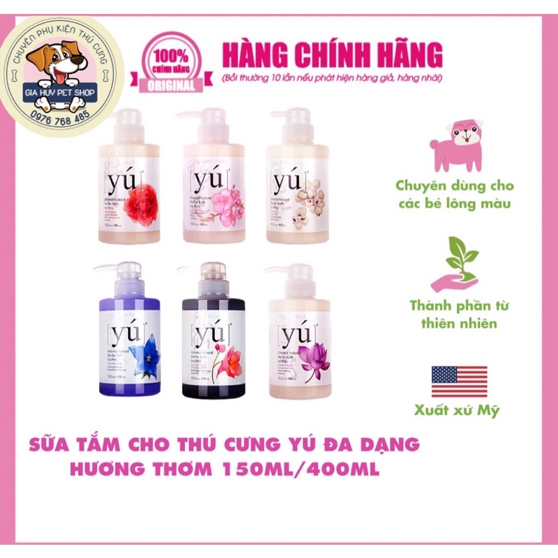 Sữa tắm ýu cho chó mèo thơm cực lâu