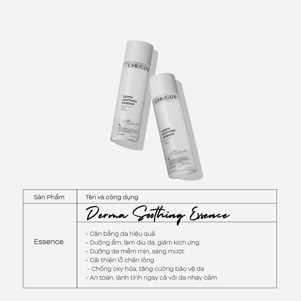 Nước cân bằng da Chucos Derma Soothing Essence