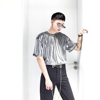 Áo thun Stee Ánh kim SILVER Unisex