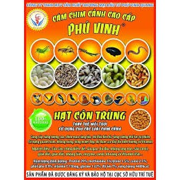 Hạt Côn Trùng (Phú Vinh) loại 100g Cám Chim Cao Cấp- hạt côn trùng cao cấp