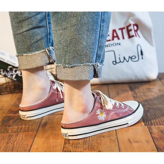 ] Hàng sẵn_Giày đạp gót hoa cúc | BigBuy360 - bigbuy360.vn