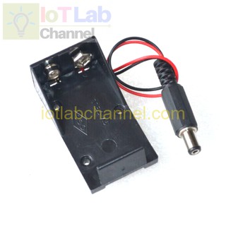 Đế pin 9V có jack DC