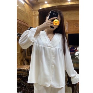 Bộ đồ ngủ tiểu thư hàng thiết kế
