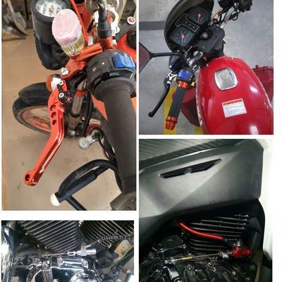 Bộ ly hợp thủy lực tổng Thành Moto sửa đổi 125 Hoàng Long xin nguồn khỉ kéo dòng