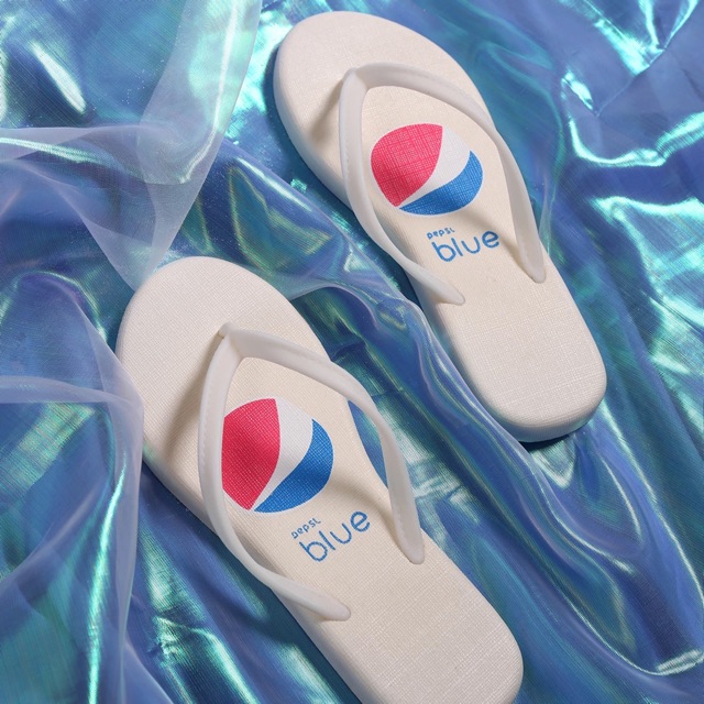 Dép tông nữ xỏ ngón hình Pepsi độc đáo phù hợp đi biển, đi mùa hè, dạo phố,..  thoáng mát sành điệu