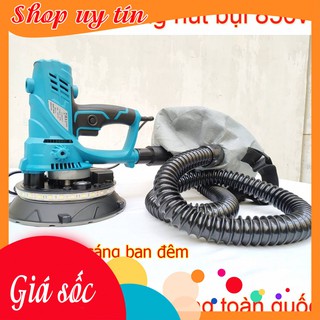 Máy đánh giấy nhám cầm tay chà tường có hút bụi, đèn Led Classic 700D chính hãng 850W, động cơ dây đồng. BH 6 tháng
