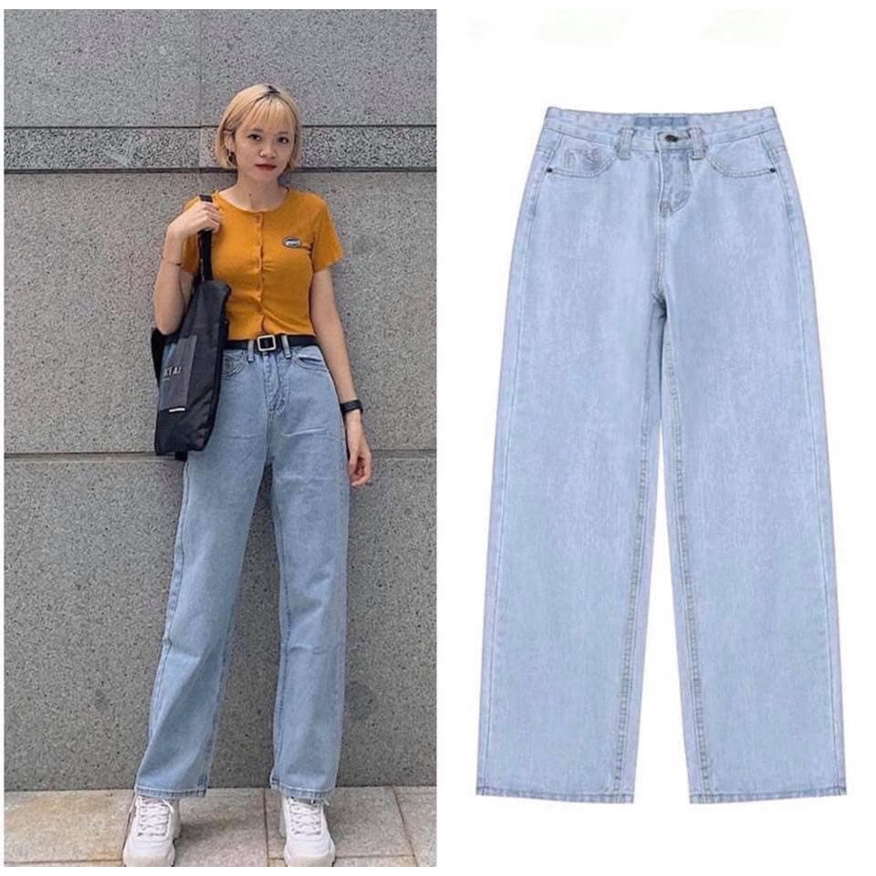 Quần Jeans bò sớ may gấu hàng đẹp