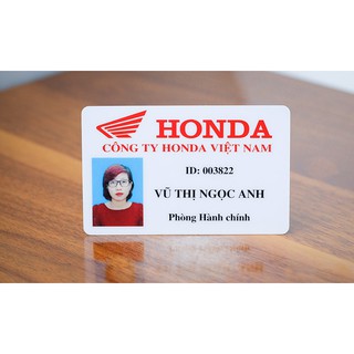 In Thẻ nhân viên, thẻ xe, thẻ vip... nhựa PVC 3 lớp