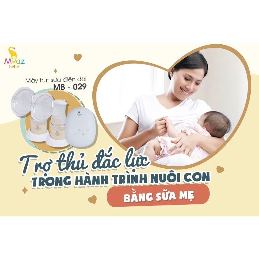 MB-029. Máy Hút Sữa Điện Đôi Moaz Moaz Bebe