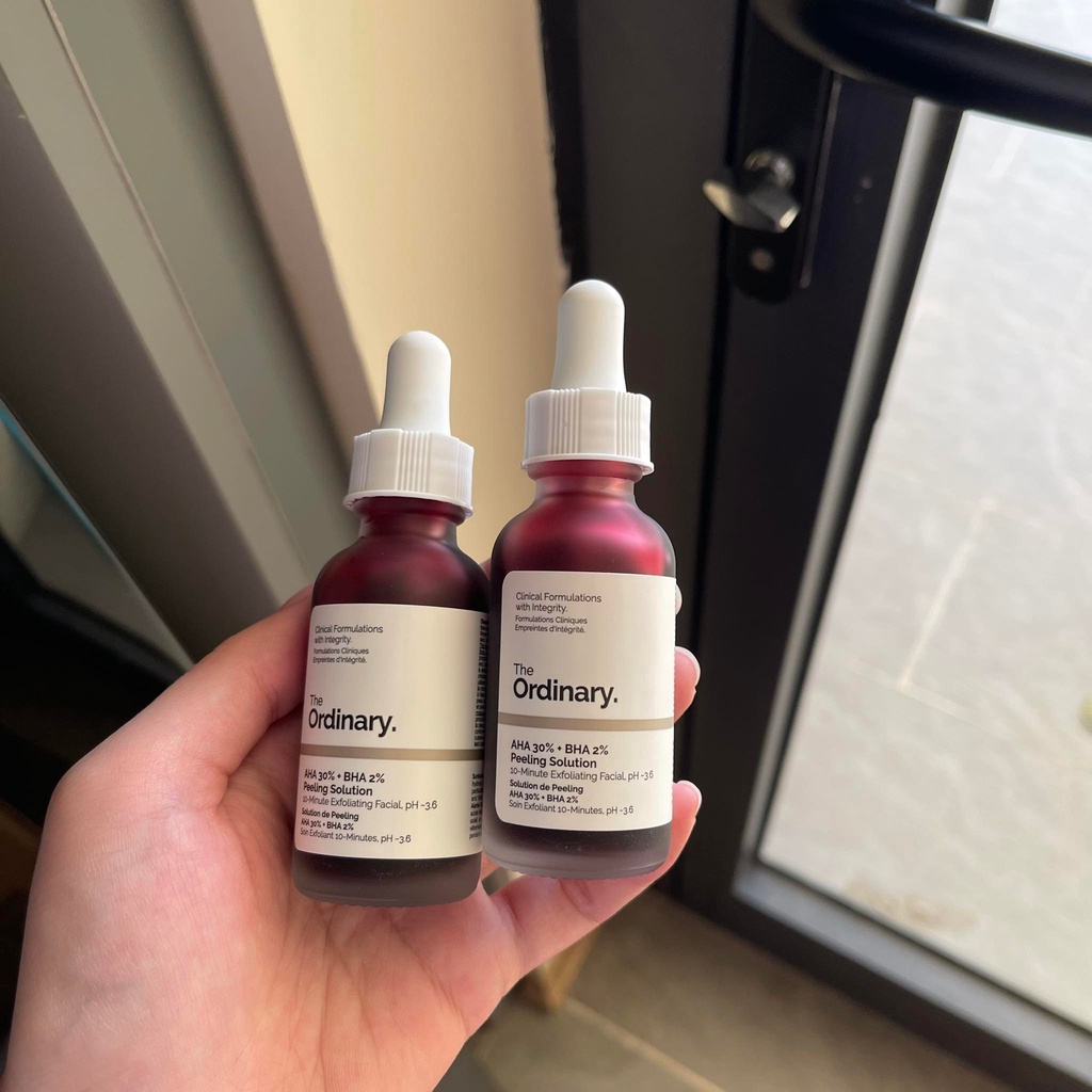 (Nobox) Tẩy da chết hoá học The Ordinary AHA 30% + BHA 2% Peeling Solution