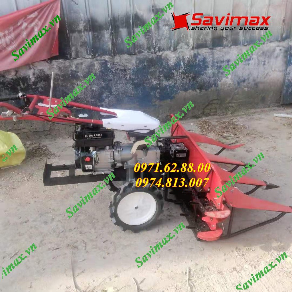 Máy cắt cỏ voi đẩy tay SV7HP để nổ, máy gặt lúa xếp dãy