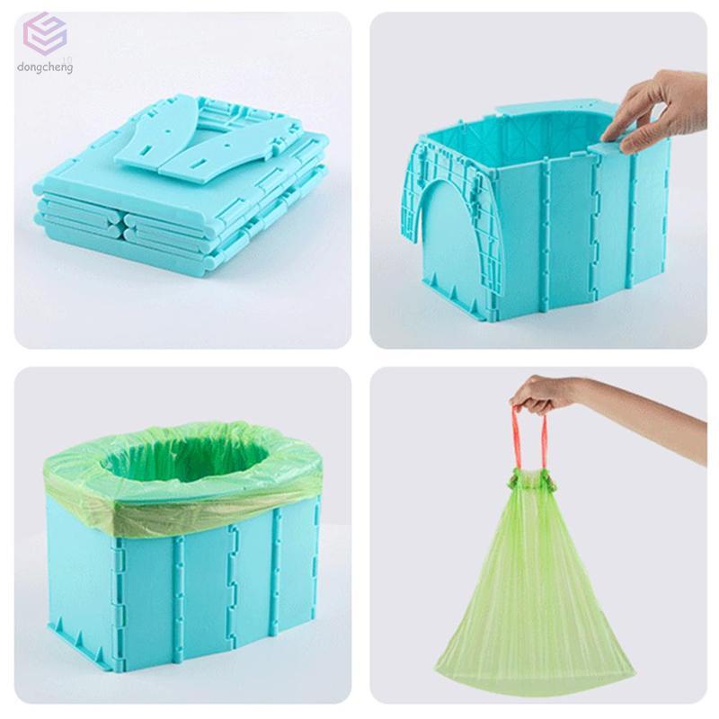 Xô Đi Vệ Sinh Có Thể Gấp Gọn Di Động Tiện Dụng Cho Bé
