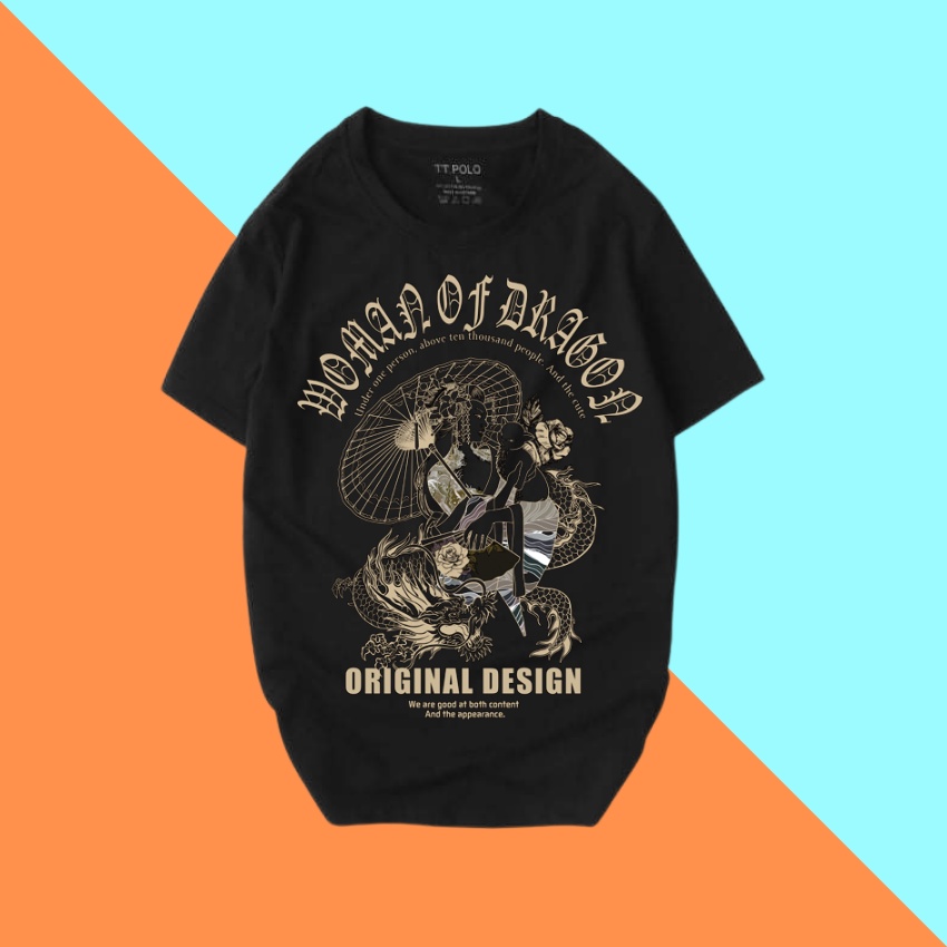 Áo thun nam cổ tròn MOMAN OF DRAGON vải Cotton ,chuẩn form,trẻ trung, năng động - SOHA CLOTHING