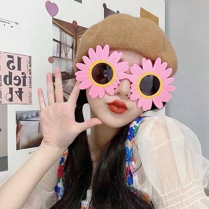 🌺Mắt kính gắn chữ Happy Birthday trang trí tiệc tùng