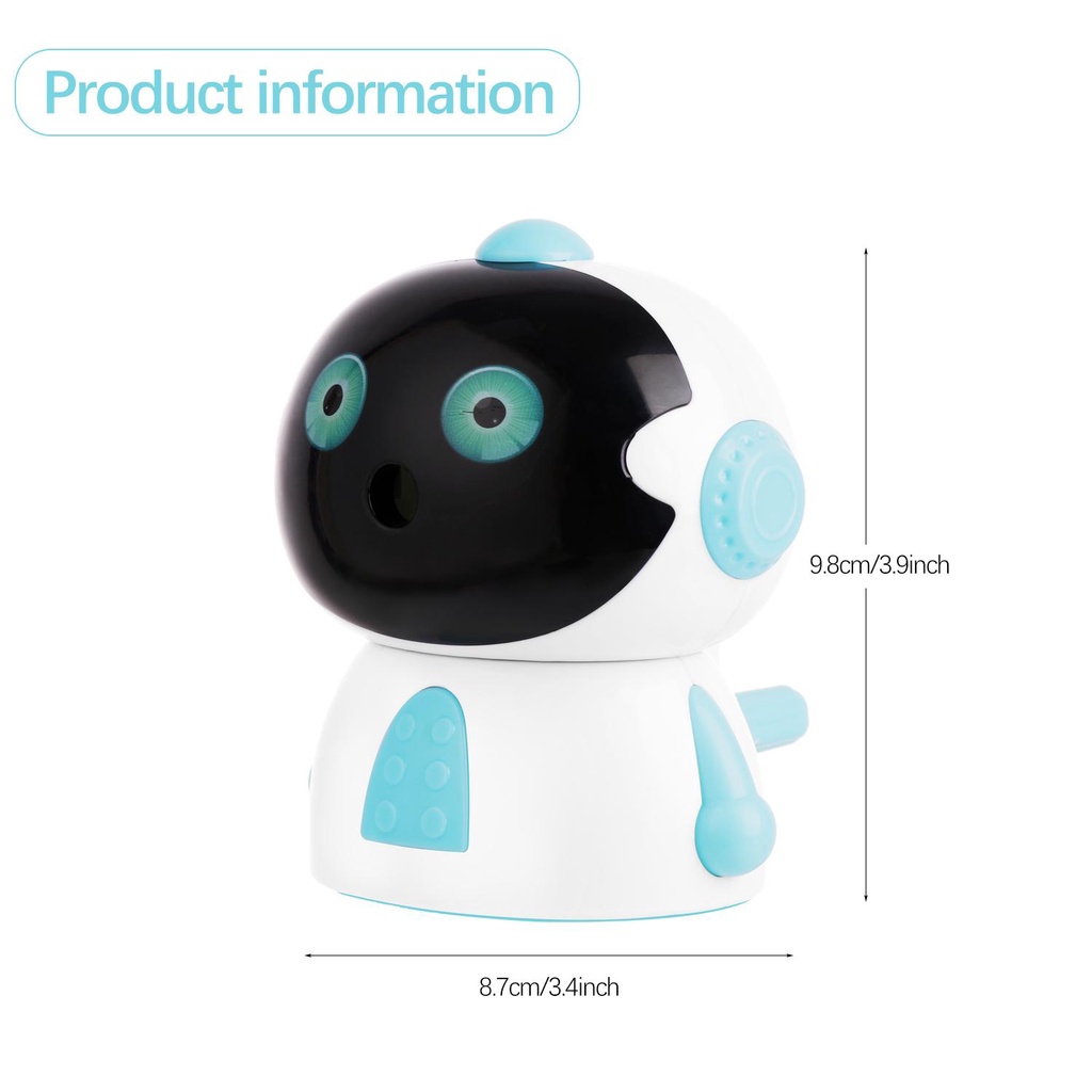 Gọt Bút Chì Thiết Kế Tay Quay Họa Tiết Hoạt Hình Dễ Thương Cho Bé