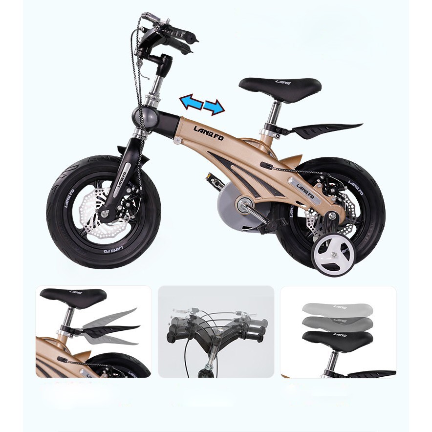 XE TRẺ EM NHÔM VÀNH ĐÚC KHUNG ĐÚC HỢP KIM NHÔM SIZE 12&quot;