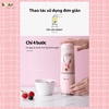 Máy xay sinh tố cầm tay 2 cối Bear LLJ-D04B1, 3 màu cốc có nắp chống tràn công suất 150W nhỏ gọn ít tiếng ồn, BH 18th